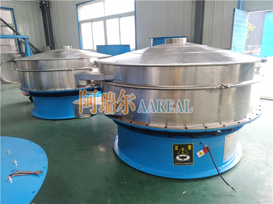 Kapasitas Besar 2000mm Single Deck Stainless Steel 304 Rotary Vibrating Screen untuk Peningkatan Kekotoran Serbuk PVC
