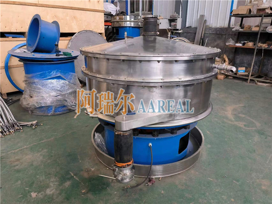 1000mm Stainless Steel Airtight Type Rotary Vibrating Screen Untuk NdFeB Permanet Magnetic Powder