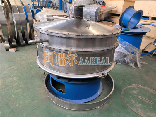 1000mm Stainless Steel Airtight Type Rotary Vibrating Screen Untuk NdFeB Permanet Magnetic Powder