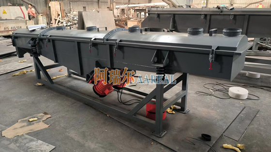 500*4000mm Baja Karbon 2 Dek Linier Vibrating Screen