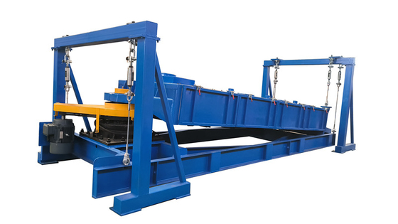 1800*3600mm 3 Dek Sisi Akses Pintu Gyratory Screen untuk Klasifikasi Pasir Silikon Kering Gampang Repacing Screen