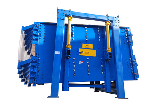 Double Deck Silica Sand Gyratory Sifter Untuk Keakuratan Tinggi Sifting Kapasitas Besar Dengan Gampang Penggantian Layar