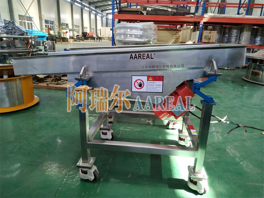 Portable ukuran kecil Food Grade stainless steel vibratory feeder dengan baru Shaker Conveyor Suspension