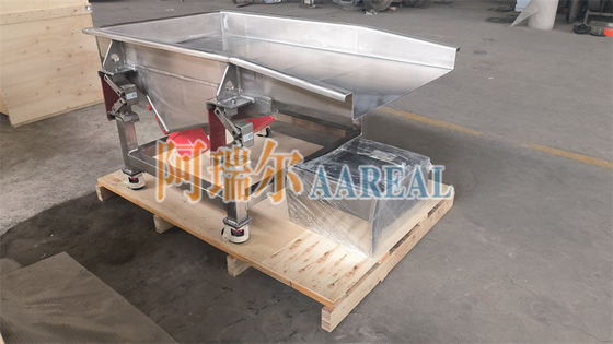 Ukuran Kecil Ponsel Frekuensi Variabel Pangan Berkualitas Baja Berkualitas Vibrator Dengan ROSTA New Shaker Conveyor Suspension Untuk Nasi Beku