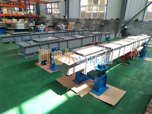 Long Distance Trough Type Vibratory Conveyor Untuk Pengangkutan Batubara Titanium Tinggi