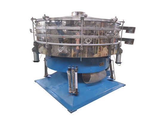 Efisiensi tinggi stainless steel 3-deck 2000mm ultrasonik Tumbler screening untuk 325 Mesh Coconut Shell aktif karbon bubuk