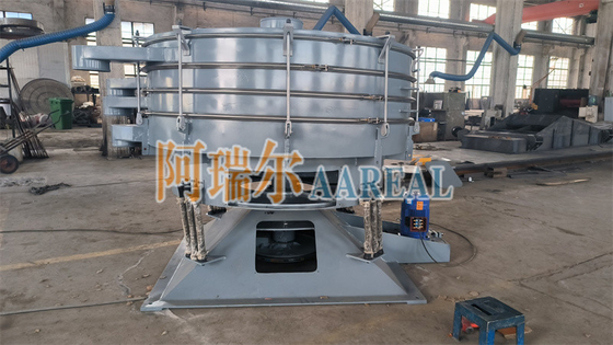 Mesin Penyaringan Tumbler Multideck 1500mm Baja Karbon untuk Klasifikasi Pasir Silika Keakuratan Penyaringan Tinggi Kapasitas Besar