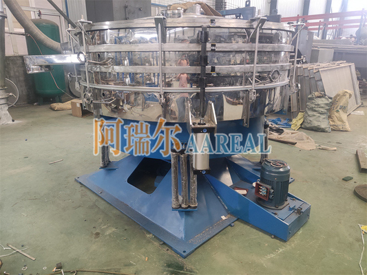 Efisiensi Tinggi Aluminium Oxide Powder Tumbler Screening Machine Dengan Ultrasonic Mesh Cleaning