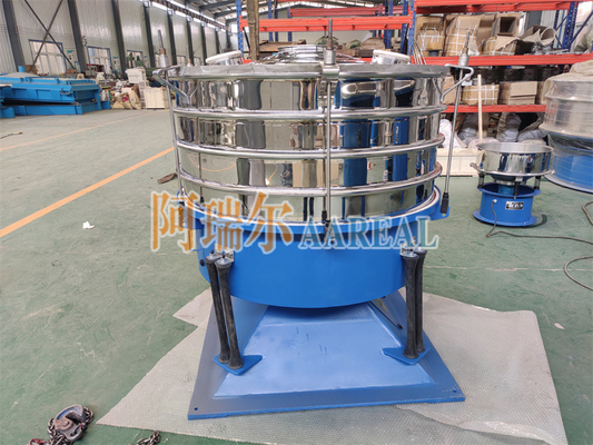 Mesin layar tumbler baja karbon 1500mm untuk bubuk aluminium oksida Gerakan elips tiga dimensi