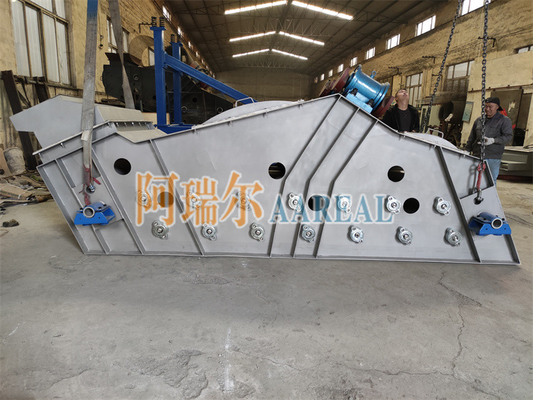 1200*3000mm Baja tahan karat Multi-deck Aditif Makanan Frekuensi Tinggi Vibrating Screen Untuk Bahan Kimia Aditif Makanan