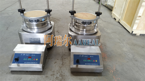 0~3mm Amplitude yang dapat disesuaikan 0~99 menit 200mm 8" Electromagnetic Vibratory Sieve Shaker Untuk Pemeriksaan Granularitas Laboratorium Gerak tiga dimensi