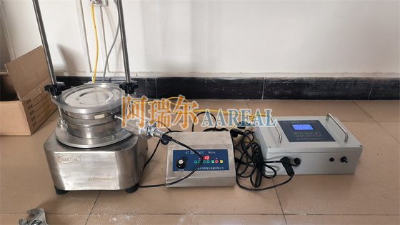 1 ~ 3mm Amplitudo yang dapat disesuaikan Electromagnetic Sieve Shaker Untuk Analisis Ukuran Partikel Laboratorium