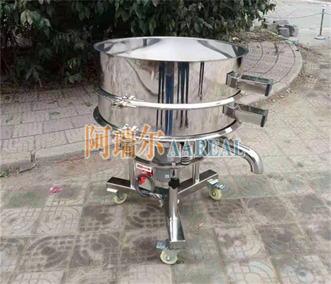 1200mm Stainless Steel Hot Soybean Milk Vibrating Filter Sieve untuk Pemisahan Cairan Padat