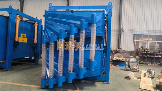 Keramik Proppant Industrial Gyratory Sifter 10-15 TPH Teknologi Penyaringan Dupleks