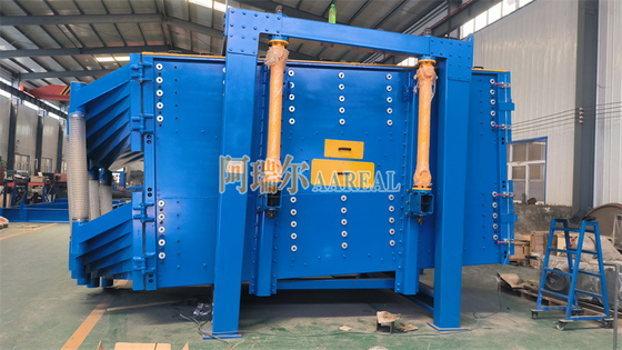 Precision Gyratory Sifter untuk Penyaringan Batu kapur 10-15 TPH Kapasitas 90% Efisiensi