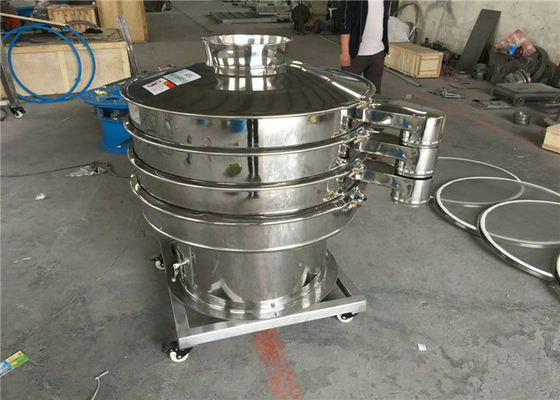 Mesin Sifter Screen Vibrating Rotary untuk bubuk tepung roti