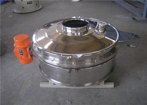 Cement Flour Round Vibrating Screen Rotary Vibrating Separator Struktur kompak
