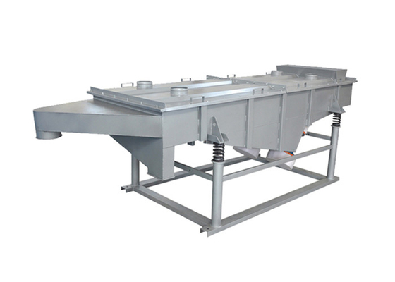 Quick Lime Powder Linear Vibrating Screen Machine Separator persegi panjang