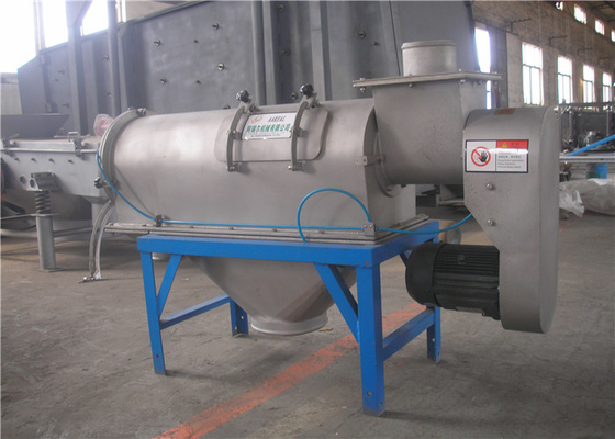 Layar Aliran Udara Horisontal Layar Rotary Sifter Sentrifugal untuk Herbal Powder