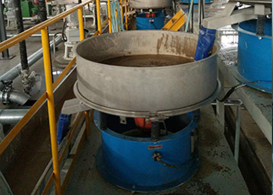 Tiga Dimensi Solid Cairan Separator Lumpur Tanah liat Putih Ultrasonik Vibro Sifter