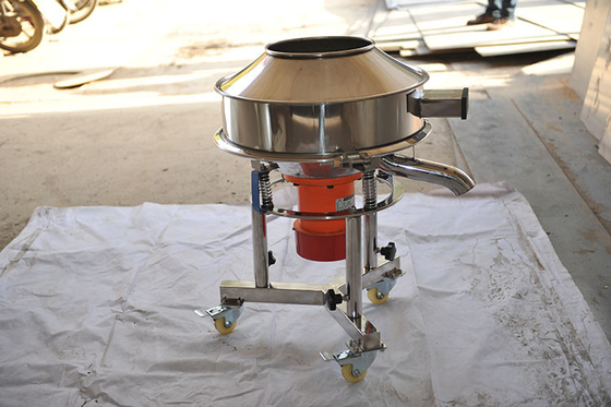 Portable Vibratory Separator Vibro Filter Sieve Machine Untuk Industri Keramik