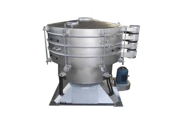 Pvc Plastik PowderVibrating Sieve Separator Tinggi Keakuratan Tumbler Screener