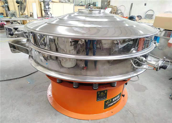 Ultrasonik Rotary Vibro Screen Machine Vibratory Separator Untuk Powdered Alloy Powder