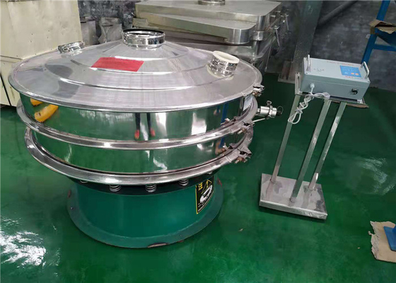 Magnetic Pigment Vibro Sieve Machine Round Vibrating Screen Menghemat energi