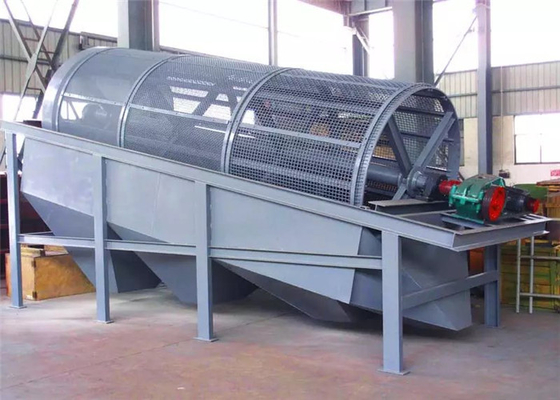 Rotary Trommel Drum Screen Sifter Machine untuk pemisahan limbah padat