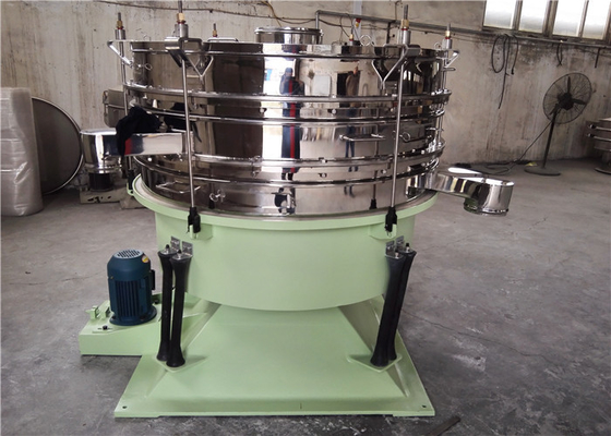 Efisiensi tinggi stainless steel 3-deck 2000mm ultrasonik Tumbler screening untuk 325 Mesh Coconut Shell aktif karbon bubuk