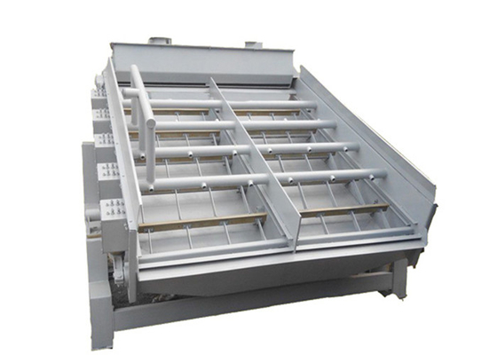 High Vibration Rectangular Vibrating Screen Self Cleaning Untuk Pasir Silikon