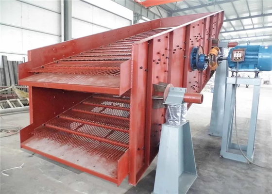 Panel Polyurethane Gerak Lingkaran Vibrating Screen Mesin Menghemat energi