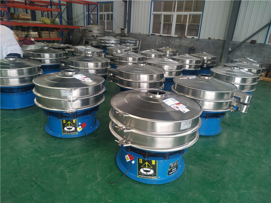 1000mm 200 Mesh 325 Mesh Rotary Vibrating Screen Untuk Serbuk Besi