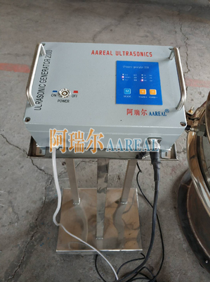 Powder Coating Single Layer SUS 1200mm Ultrasonic Vibrating Screen