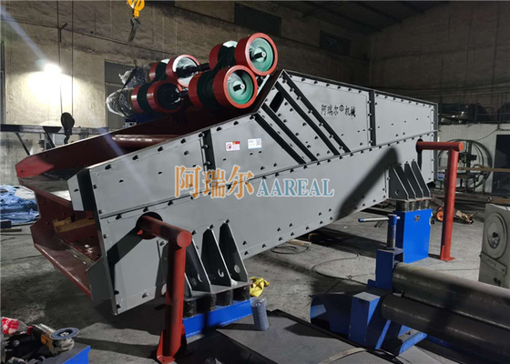 Silikon Pasir 2 Dek 1800 * 5000mm Dewatering Vibrating Screen