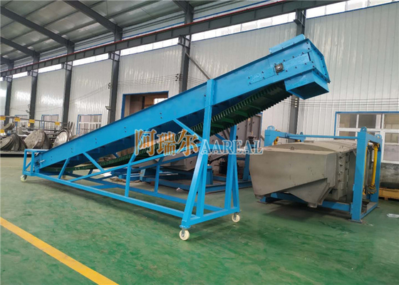 Partikel Kimia Bubuk Mendaki 500MM Perlengkapan Pengangkutan Sabuk