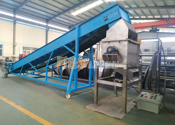 1400mm Climbing Skirt Industrial Belt Conveyor Untuk Blok Gula