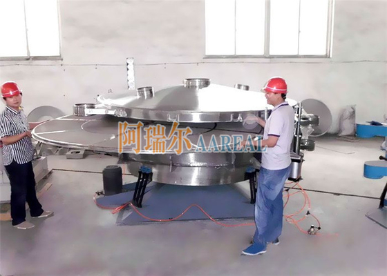 Mesin Penyaringan Tumbler Multi Deck 2000mm Keakuratan Tinggi Untuk Pemisahan Bubuk Kalsium Karbonat