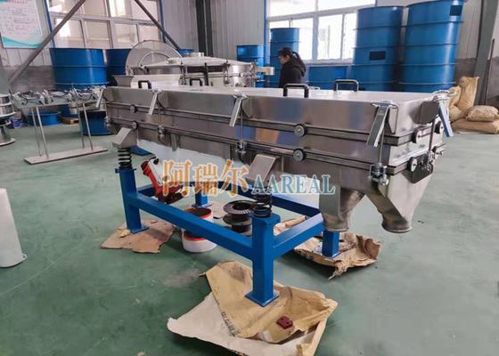 1200*2000mm Multi-Deck Stainless Steel Linear Vibro Sifter Untuk Rempah-rempah dan Ramuan