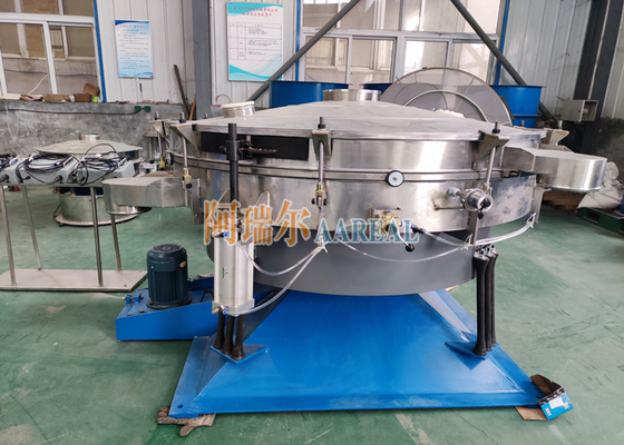 2000mm SUS Ultrasonic Tumbler Screening Machine Untuk 100 Mesh Silica Sand