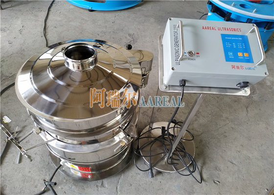 Resipi stainless Steel Rotary Vibrating Screen Dengan Ultrasonic Deblinding System