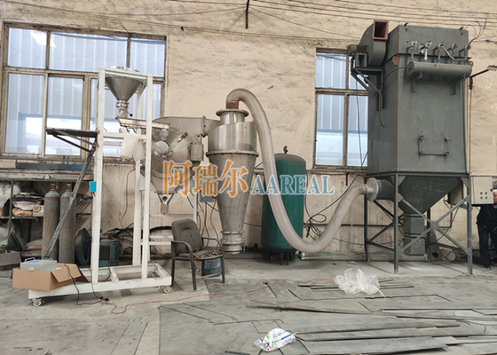 Klasifikator Udara Layar Turbo Vortex Baja Rinsing yang Dipatenkan untuk Bahan Baterai Litium Super Fine 500 Mesh