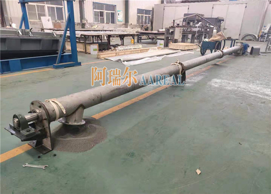 China Manufacturer Industrial Horizontal Tubular Screw Conveyor untuk Bahan Bulk
