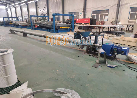 Diameter. 219mm Panjang 9000mm Tubular Conveyor Screw Feeder 316L Food Grade