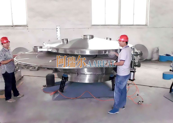 2300mm Ultrasonik Stainless Steel Tumbler Screening Machine Untuk Aluminium Oxide