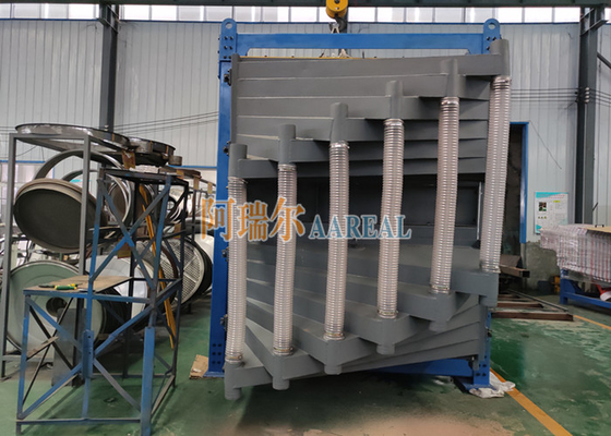 10 ~ 15 Ton / jam 1 ~ 5 Dek Kalsit Gyratory Sifter Screener untuk screening halus Dengan kapasitas besar Keakuratan tinggi Gampang penggantian layar