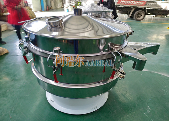 Ekran Vibrator Ultrasonik Rotary Stainless Steel Khusus dengan Bagian Bawah Bevel