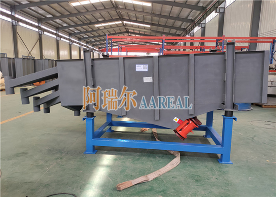 Multi-Deck Linier Tetap Vibrating Screen Separator Untuk Menganalisis Bahan Refractory