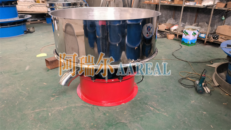 1200mm Stainless Steel Hot Soybean Milk Vibrating Filter Sieve untuk Pemisahan Cairan Padat