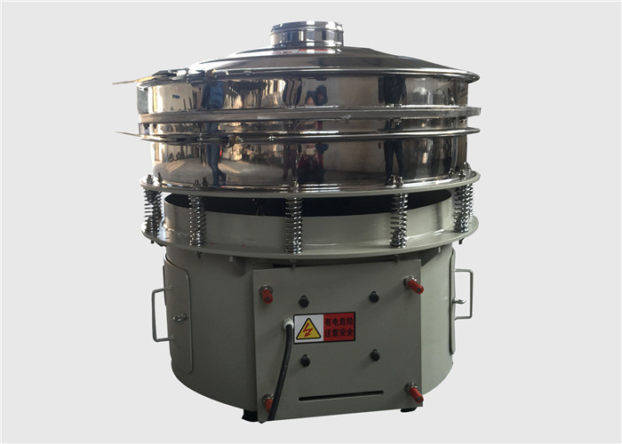 Powder Paint Vibratory Screen Separator Machine Flange Type Struktur layar